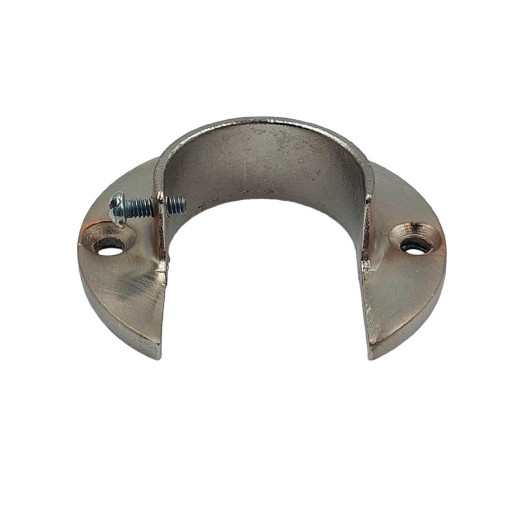 F71 - Flange 28mm - Aço Escovado