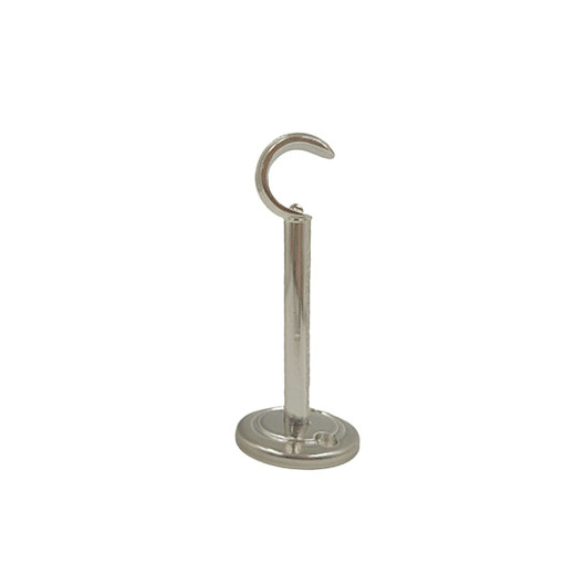 2539-38 - Suporte Leão 19mm 7cm c/ Roseta Fixa - Aço Escovado