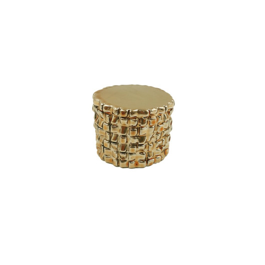 17360-64 - Ponteira Mosaico 28mm - Golden Vintage