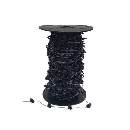 Rodizio Efeito Ilhos 5CMX50MTS Slim - Preto Fosco 0116-17