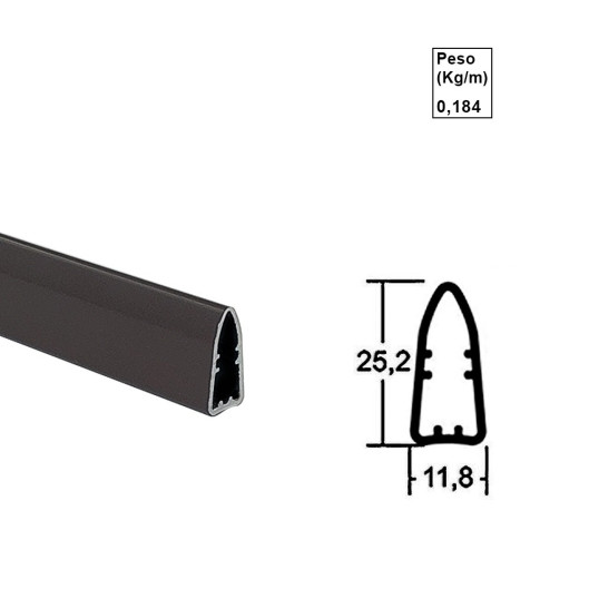 Base Cunha para Double Vision - Marrom - AC161