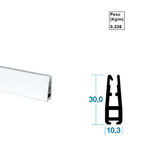 Base Cônica Branco - AC133 - 6m