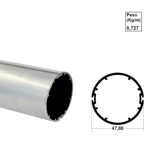 Tubo de 50mm - 6m - AC189