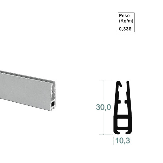 Base Cônica Cinza - AC133 - 6m